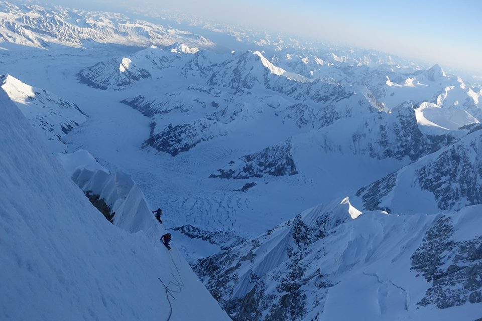 First British ascent of Infinite Spur on Mt Foraker, Alaska