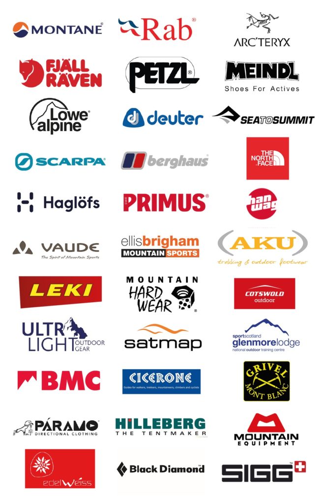 Outdoor Apparel Brands Logos