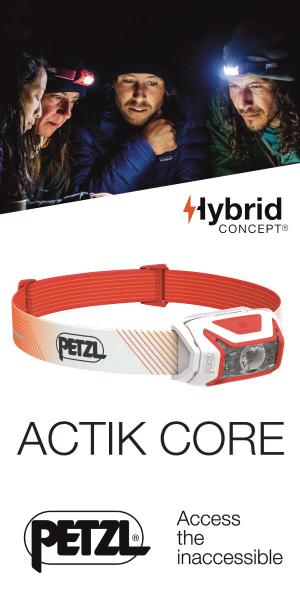 Petzl ACTIK CORE, ZIPKA and e+LITE review, by Mountain and Co
